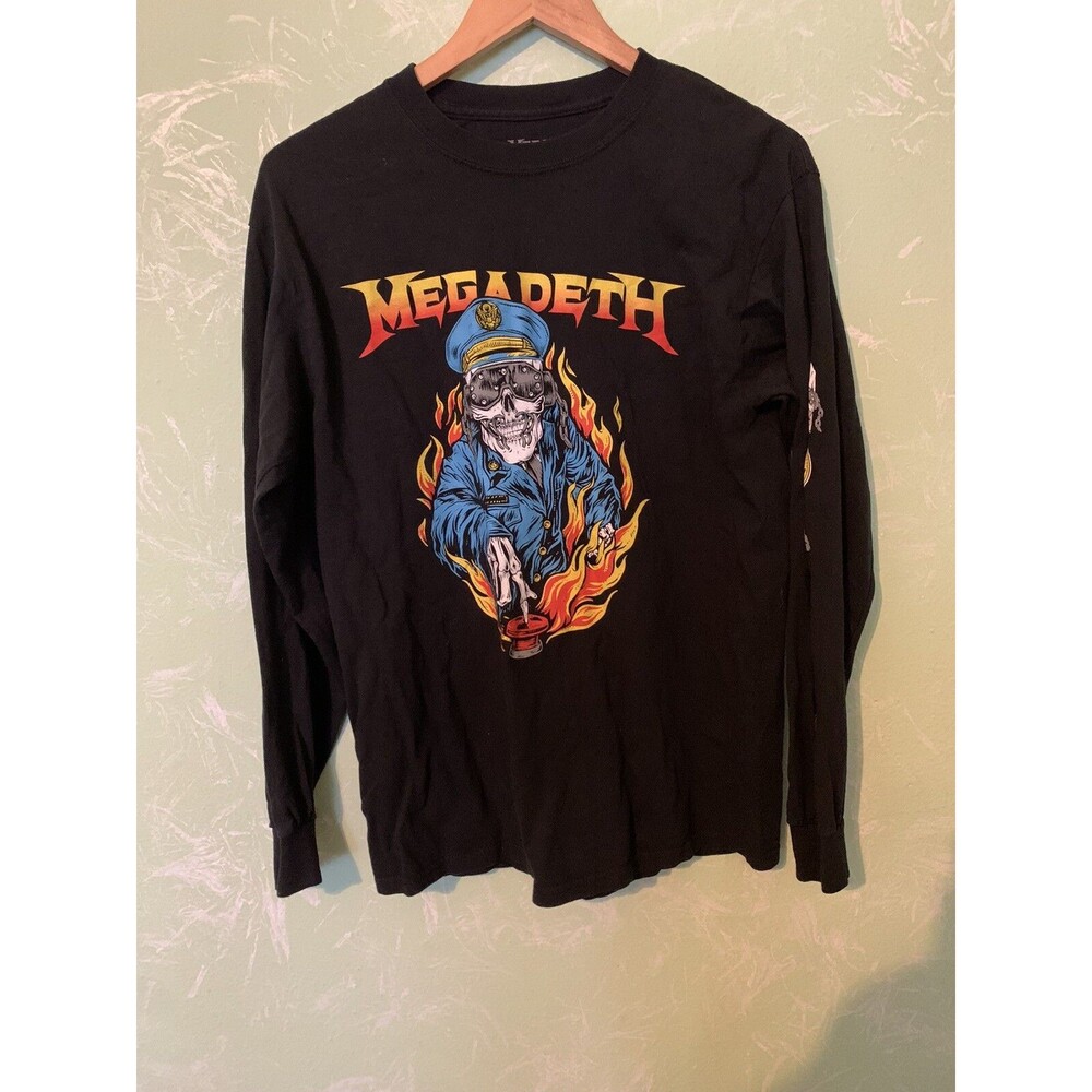 Megadeth long sleeve vintage shirt Authentic  Size Medium
